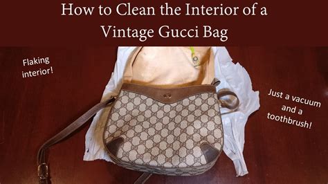 big bag iced bag gucci bag old bag don't|vintage Gucci flaking.